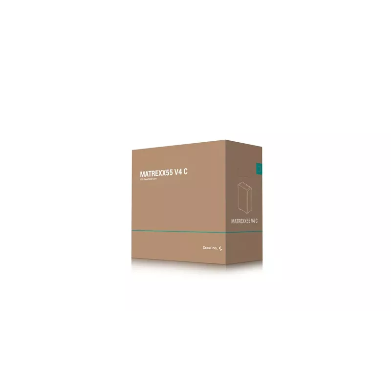 DeepCool MATREXX 55 V4 C R-MATREXX55-BCADA4-G-4 caja Midi Tower para PC, cristal templado, ATX/Micro-ATX/Mini-ITX, negra