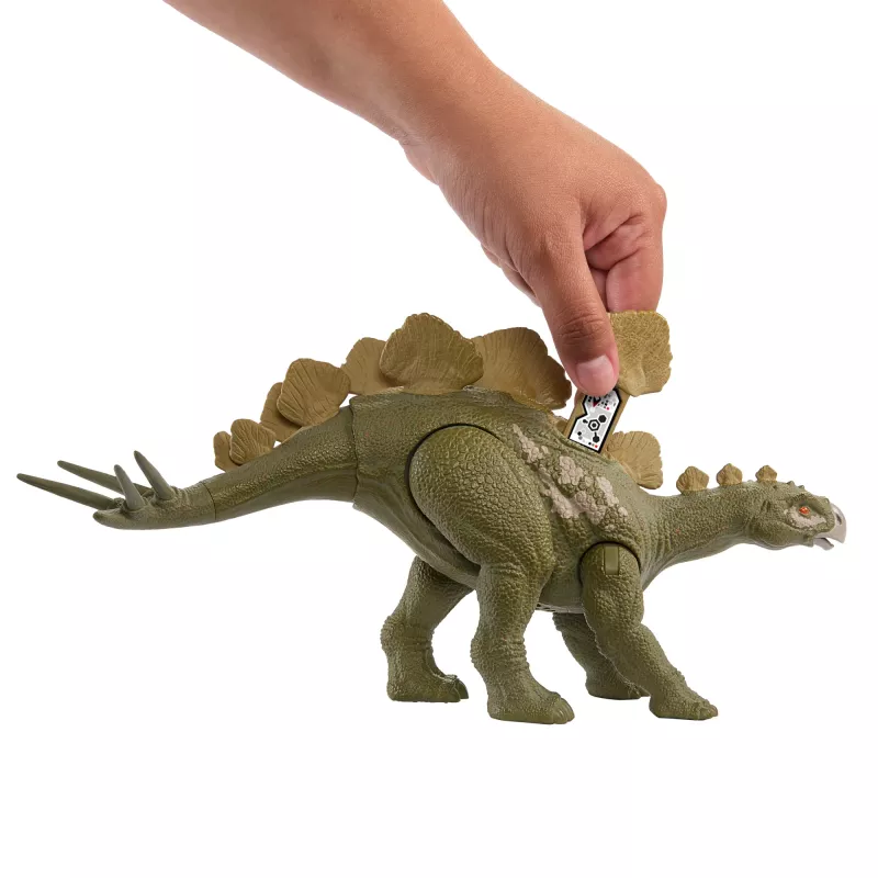 Figura de acción de colección Mattel Jurassic World WILD ROAR Hesperosaurus