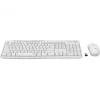 Logitech MK295 Silent Wireless Combo teclado RF Wireless QWERTY US International blanco