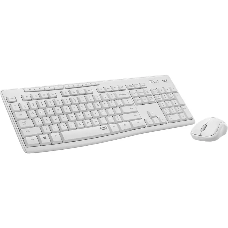 Logitech MK295 Silent Wireless Combo teclado RF Wireless QWERTY US International blanco
