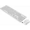 Logitech MK295 Silent Wireless Combo teclado RF Wireless QWERTY US International blanco