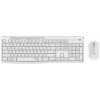 Logitech MK295 Silent Wireless Combo teclado RF Wireless QWERTY US International blanco