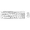 Logitech MK295 Silent Wireless Combo teclado RF Wireless QWERTY US International blanco