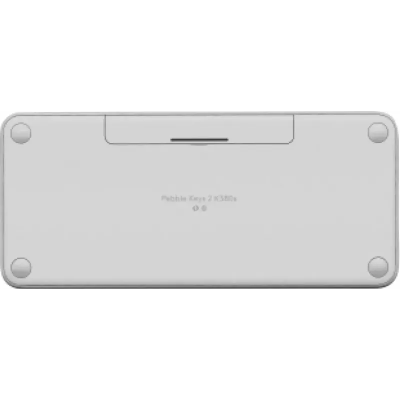 Teclado Logitech Pebble Keys 2 K380s universal RF Wireless Bluetooth QWERTY danés finlandés noruego sueco blanco