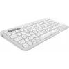 Teclado Logitech Pebble Keys 2 K380s universal RF Wireless Bluetooth QWERTY danés finlandés noruego sueco blanco