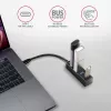 Hub USB-C 3.2 Gen 1 metálico en miniatura AXAGON HUE-M1C