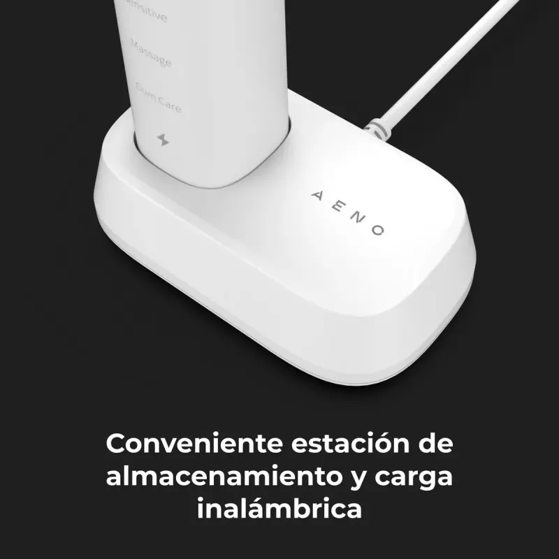 Cepillo de dientes sónico AENO DB5 blanco 5 modos carga inalámbrica