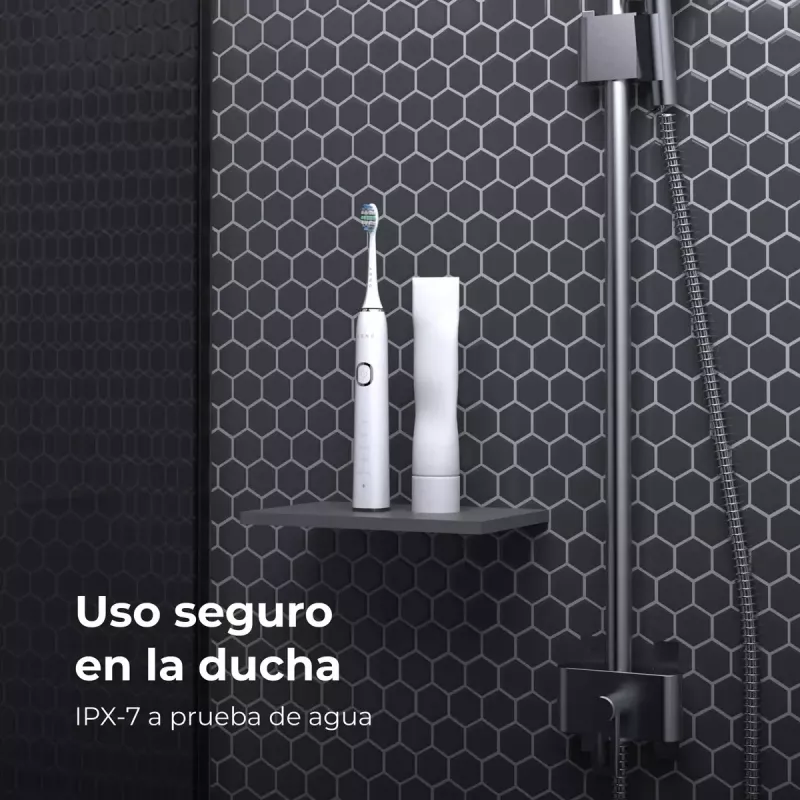 Cepillo de dientes sónico AENO DB5 blanco 5 modos carga inalámbrica