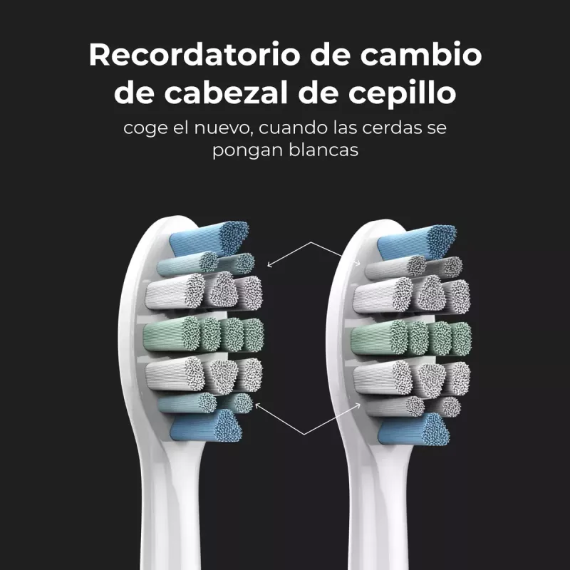 Cepillo de dientes sónico AENO DB5 blanco 5 modos carga inalámbrica