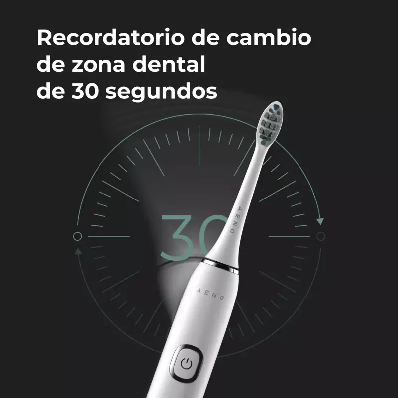 Cepillo de dientes sónico AENO DB5 blanco 5 modos carga inalámbrica