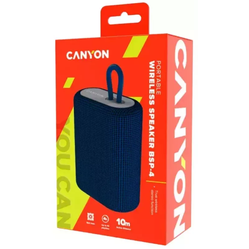 Altavoz portátil estéreo Canyon BSP-4 azul