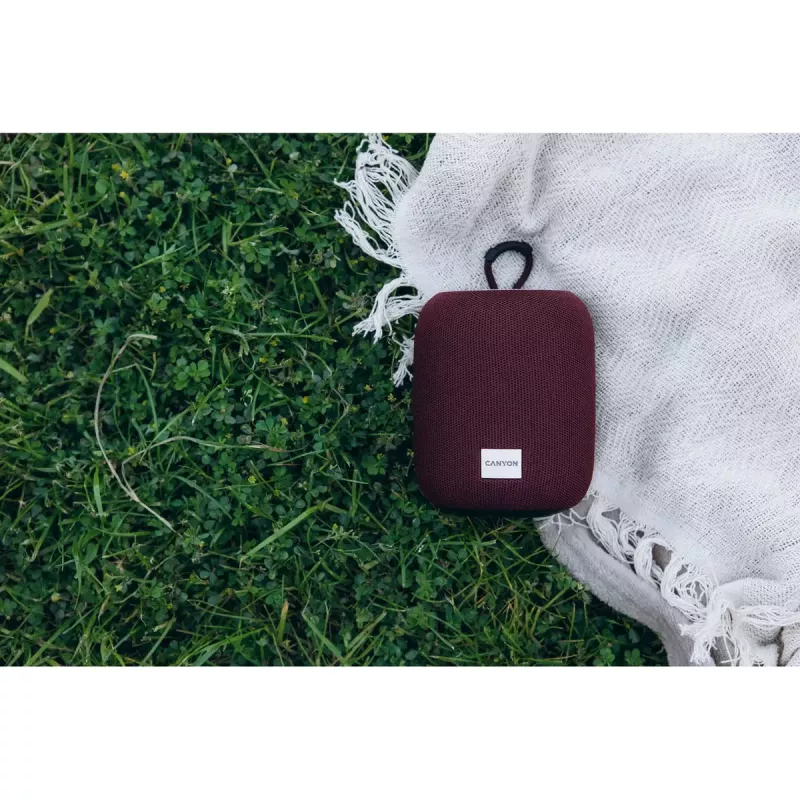 Canyon BSP-8 altavoz Bluetooth portátil, 10 W, rojo