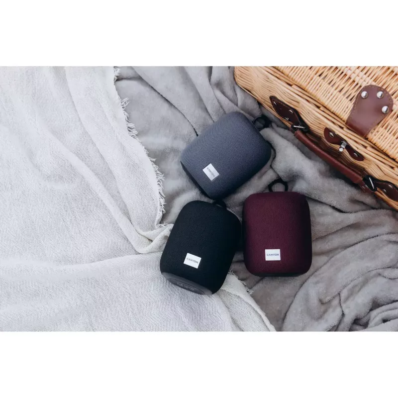 Canyon BSP-8 altavoz Bluetooth portátil, 10 W, rojo