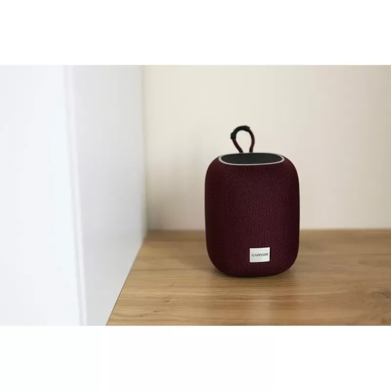Canyon BSP-8 altavoz Bluetooth portátil, 10 W, rojo