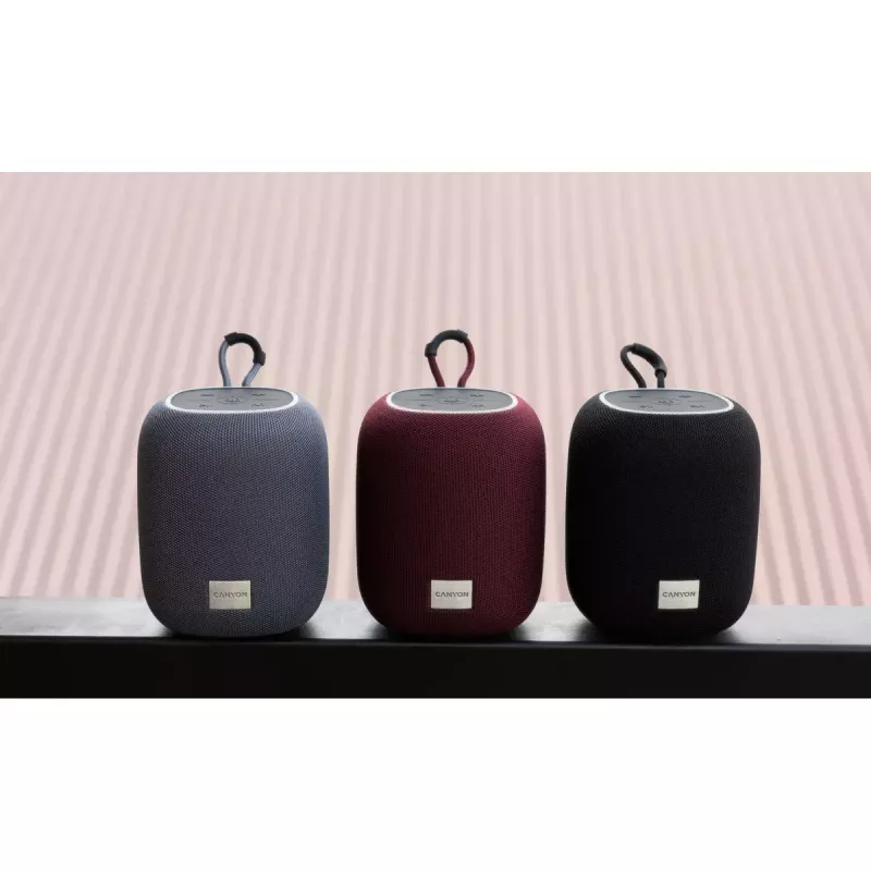 Canyon BSP-8 altavoz Bluetooth portátil, 10 W, rojo