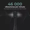 Cepillo de dientes eléctrico sónico AENO DB2S negro 4 modos 46000rpm