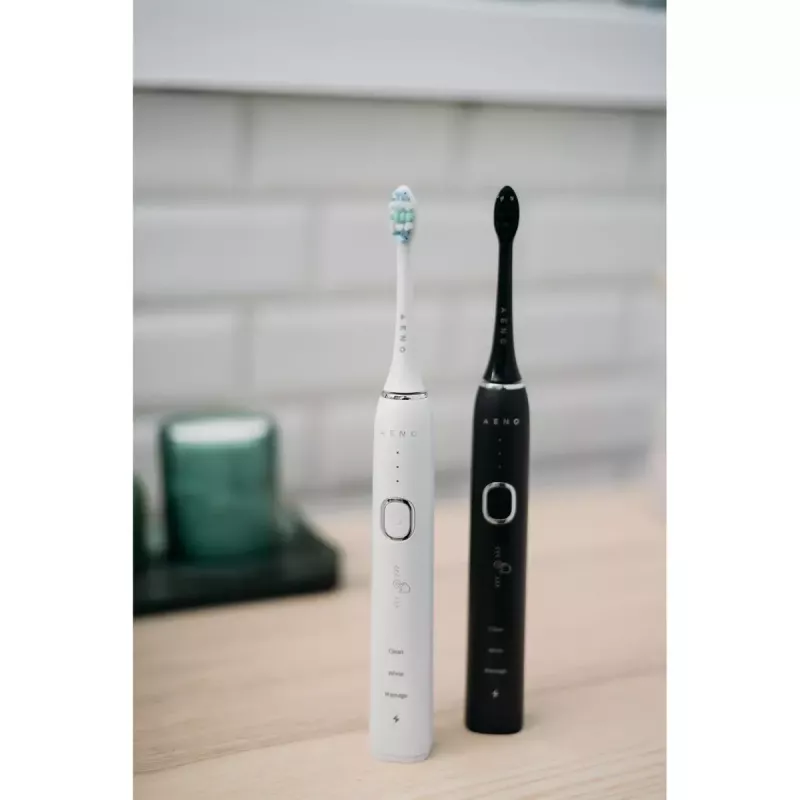 Cepillo de dientes eléctrico sónico AENO DB2S negro 4 modos 46000rpm