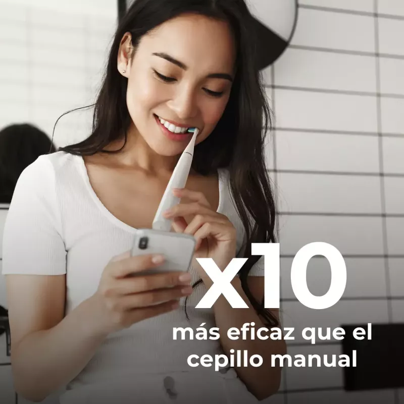 Cepillo de dientes sónico AENO DB1S blanco 4 modos 46000 rpm