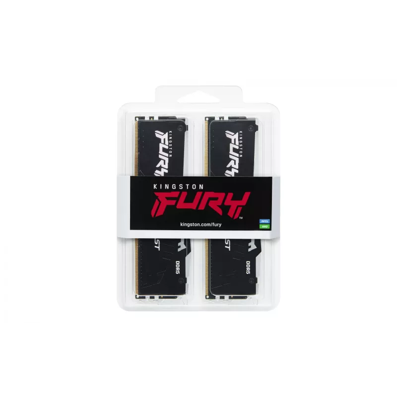 Kingston Technology FURY Beast 64GB 6000MT/s DDR5 CL36 DIMM (Kit de 2) RGB