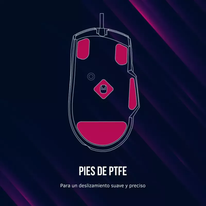 Ratón Lorgar Jetter 357 Gaming óptico diestro