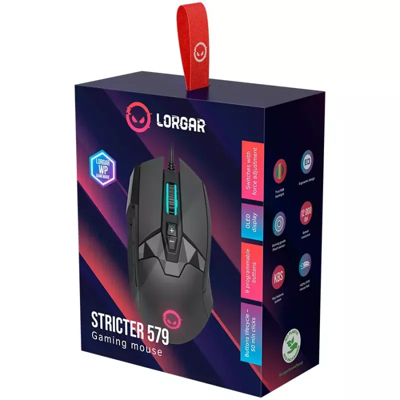 Ratón gaming LORGAR Stricter 579 USB