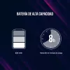 Lorgar TRIX-510 mando de juego, negro, BT5.0, batería integrada de 600 mAh, Type-C