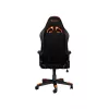 Silla gaming para PC Canyon Deimos CND-SGCH4 negro naranja