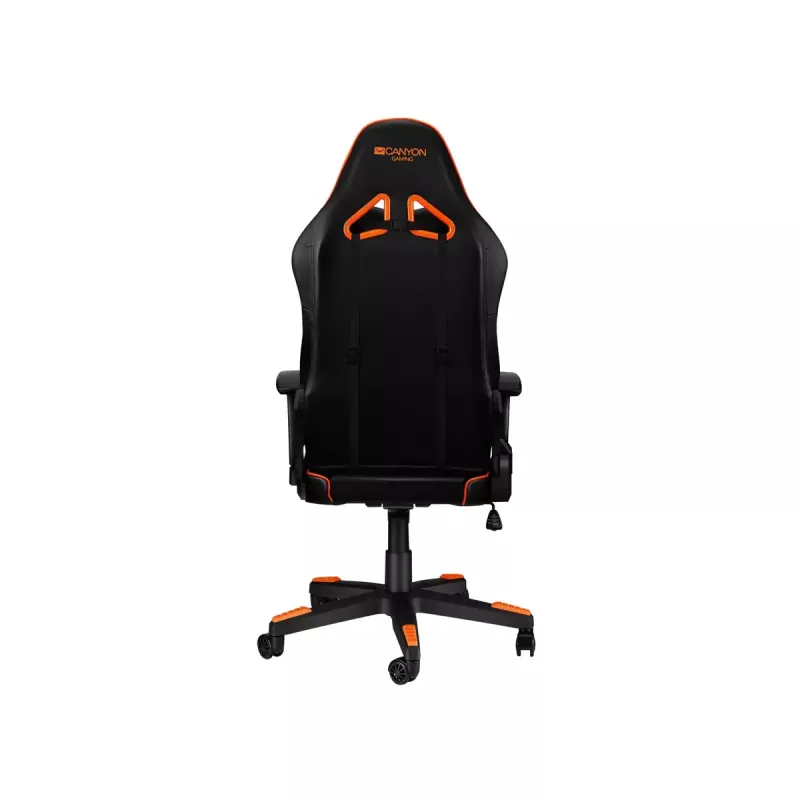 Silla gaming para PC Canyon Deimos CND-SGCH4 negro naranja