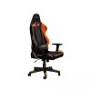 Silla gaming para PC Canyon Deimos CND-SGCH4 negro naranja
