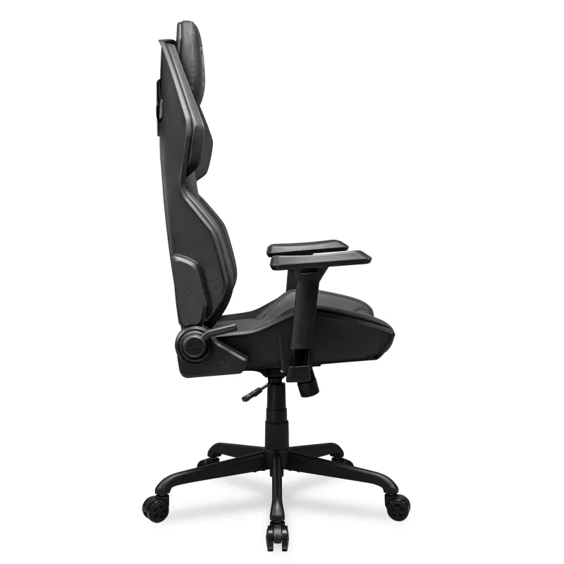 Silla para juegos COUGAR HOTROD CGR-ARX-BLB, polipiel, reposabrazos 3D, hasta 136 kg, negra