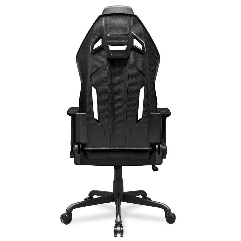 Silla para juegos COUGAR HOTROD CGR-ARX-BLB, polipiel, reposabrazos 3D, hasta 136 kg, negra