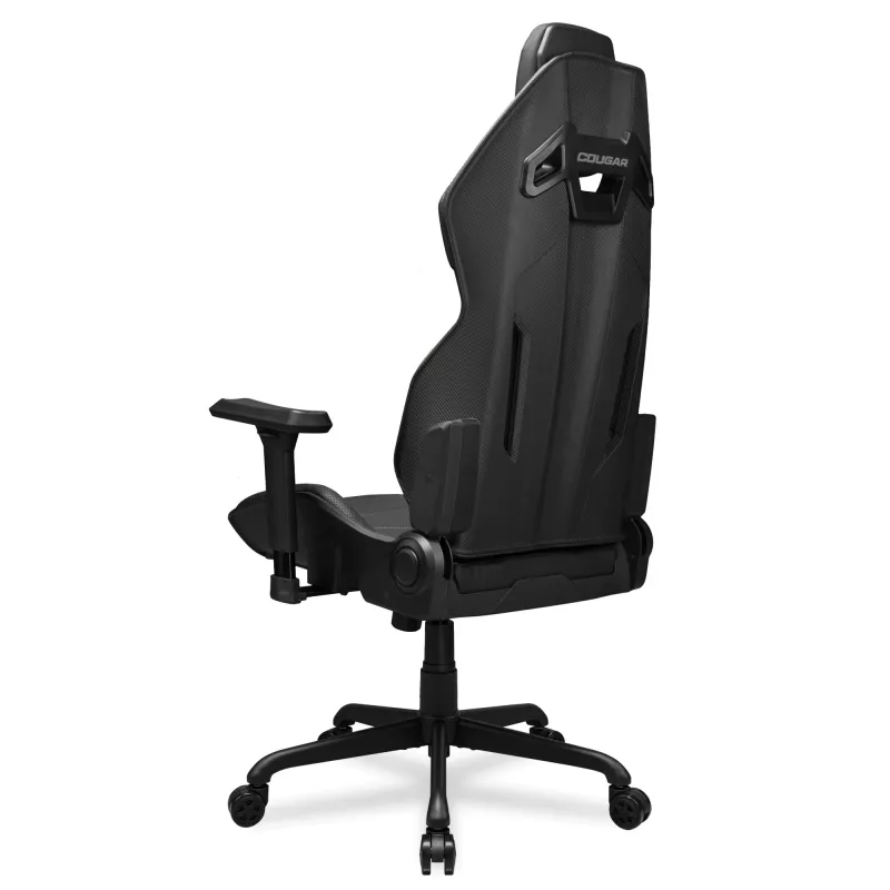 Silla para juegos COUGAR HOTROD CGR-ARX-BLB, polipiel, reposabrazos 3D, hasta 136 kg, negra