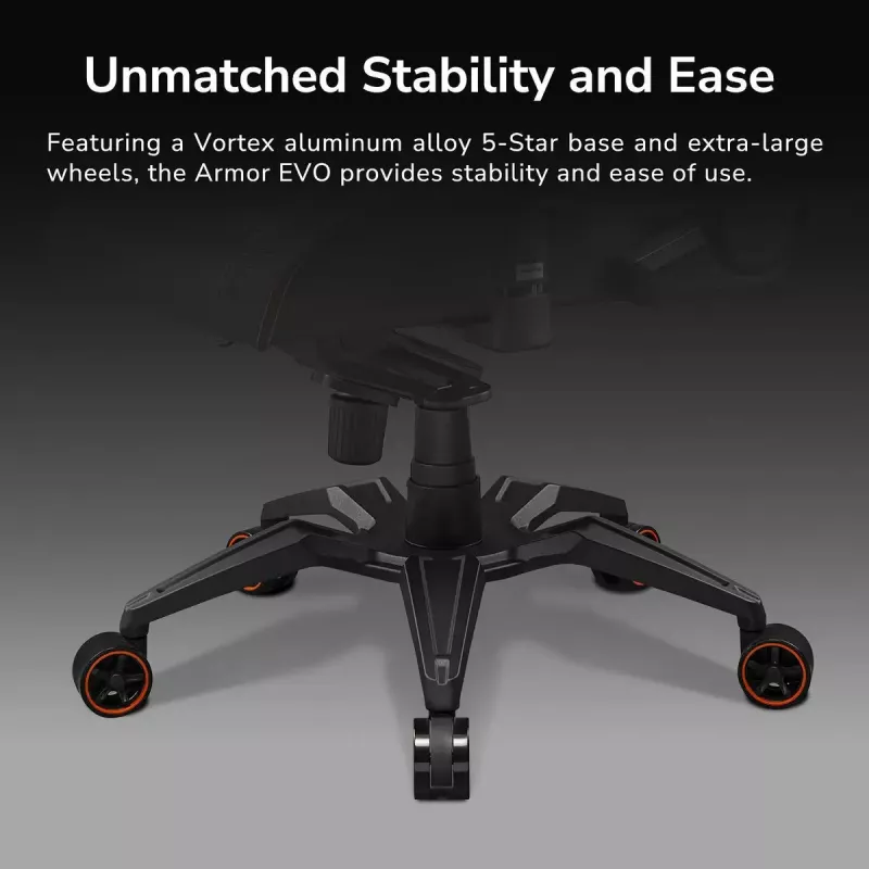 COUGAR Armor Evo CGR-EVO silla gaming universal asiento acolchado negro, naranja