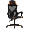Silla gaming Canyon Flow MCH01 asiento duro negro naranja 120 kg