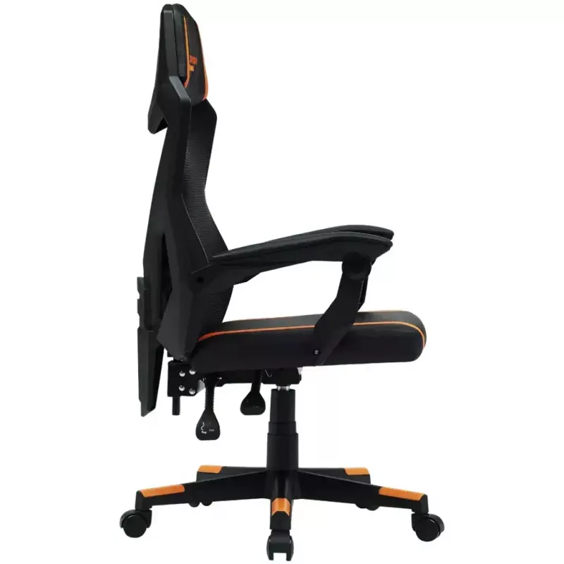 Silla gaming Canyon Flow MCH01 asiento duro negro naranja 120 kg