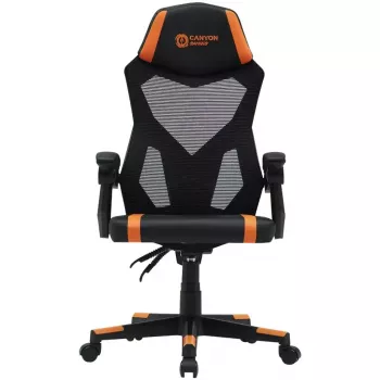 Silla gaming Canyon Flow MCH01 asiento duro negro naranja 120 kg