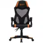 Silla gaming Canyon Flow MCH01 asiento duro negro naranja 120 kg