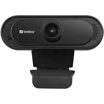Sandberg USB Webcam 1080P Saver, 2 MP, 1920 x 1080 píxeles, Full HD, 30 fps, 1920x1080@30fps, 1080p