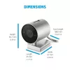 HP 950 webcam 4K, 3840 x 2160 píxeles, Full HD, 30 fps, 1x, Auto, Auto
