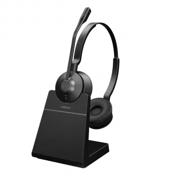 Jabra Engage 55 - USB-C UC Stereo Stand, EMEA/APAC, inalámbrico, oficina/callcenter, 83 g, auriculares, negro, titanio