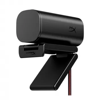 Webcam HyperX Vision S, negra, Windows 10, Windows 11, Mac OS X 10.10 Yosemite, MacOS, ChromeOS, 45 mm, 93,3 mm