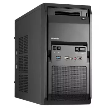 Caja de ordenador Chieftec LT-01B-OP Mini Tower negra