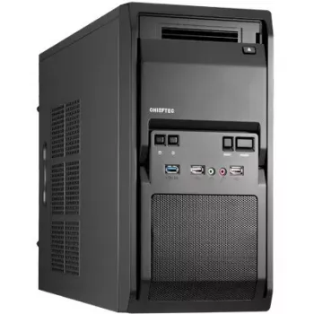 Caja de ordenador Chieftec LT-01B-OP Mini Tower negra