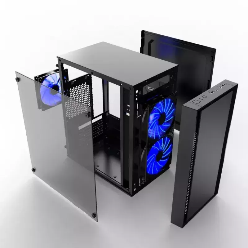 Caja de ordenador Gembird CCC-FORNAX-960B Midi Tower negra