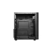 Caja de PC GEMBIRD Fornax 160 Mini Tower – negra, SPCC, compatible con ITX/mATX/ATX, 1 bahía de 3,5 inch + 3 de 2,5 inch, 7 ranuras de expansión, 445×185×390 mm
