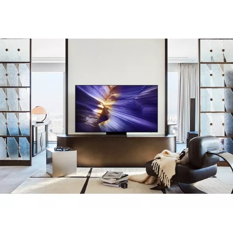 OLED TV Samsung QE77S90FAE 77 inch 4K Ultra HD OLED, 3840×2160, Tizen, 120 Hz, HDR10+ Gaming, Wi-Fi, Bluetooth 5.3, 4x HDMI, 2.1 ch