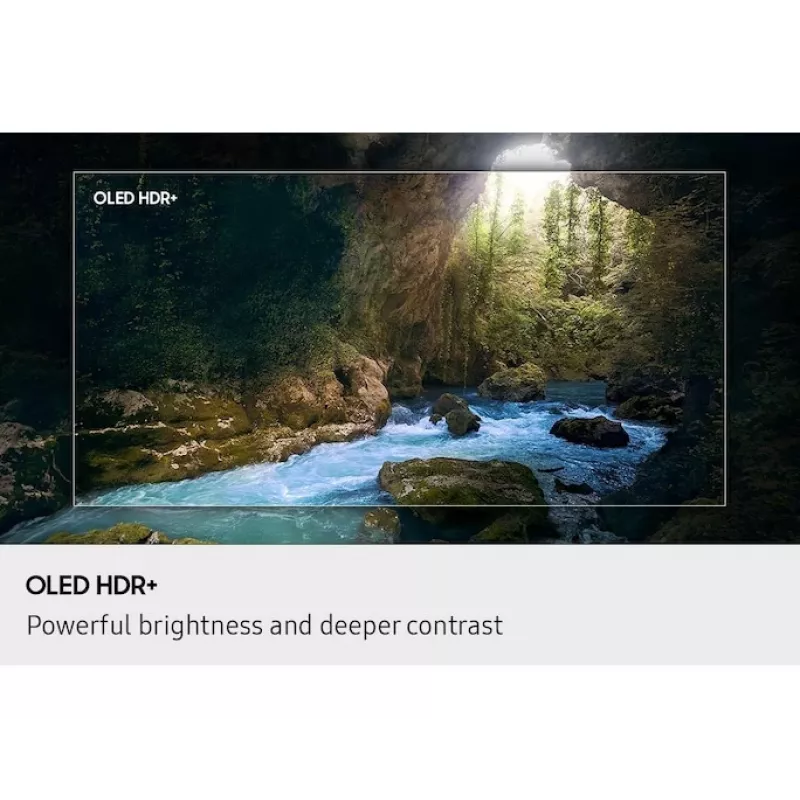 OLED TV Samsung QE77S90FAE 77 inch 4K Ultra HD OLED, 3840×2160, Tizen, 120 Hz, HDR10+ Gaming, Wi-Fi, Bluetooth 5.3, 4x HDMI, 2.1 ch