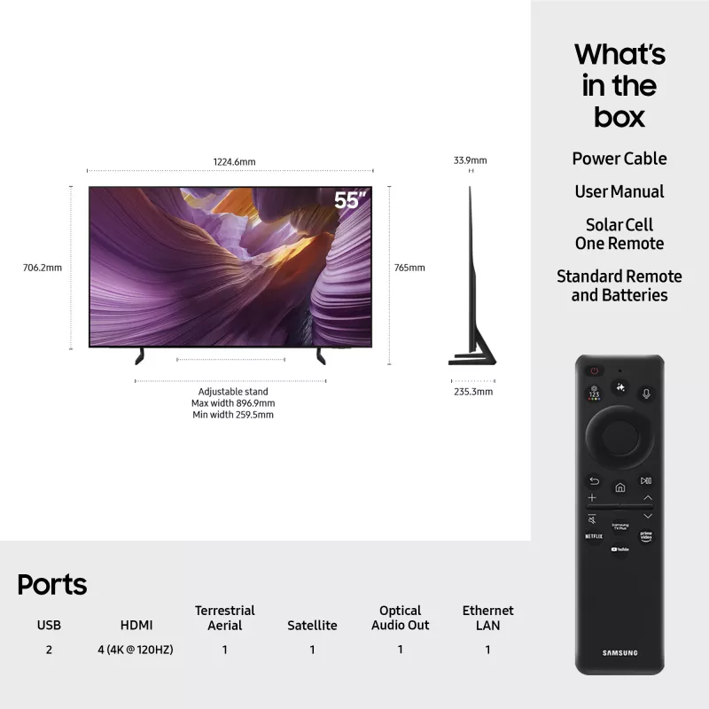 Samsung QE55S85FAUXXH TV 139,7 cm (55