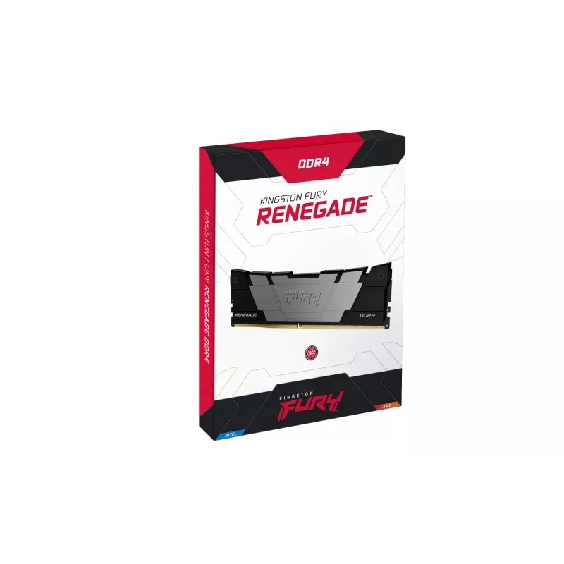 Kingston Technology FURY 32GB 3200MT/s DDR4 CL16 DIMM (Kit de 2) 1Gx8 Renegade negro