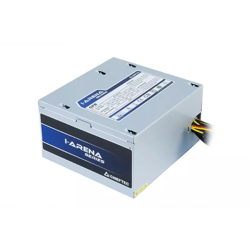Fuente de alimentación Chieftec GPB-500S 500 W 20+4-Pin-ATX PS/2 plata